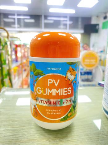 PV Gummies Vitamin C + Zn trẻ em