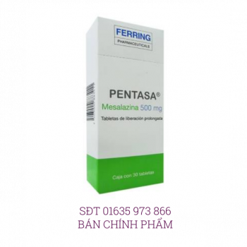 PENTASA 500MG (MESALAZINE) - Viên uống - 10 Vỉ