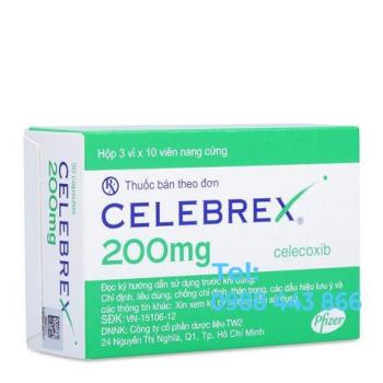 Celebrex 200mg (3 vỉ x 10 viên/hộp)
