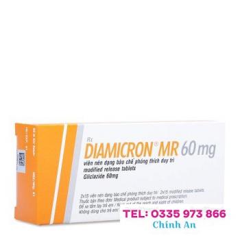Diamicron MR 60mg (2 vỉ x 15 viên/hộp)