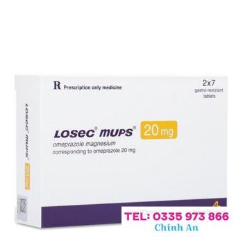 Losec Mups 20mg (2 vỉ x 7 viên/hộp)