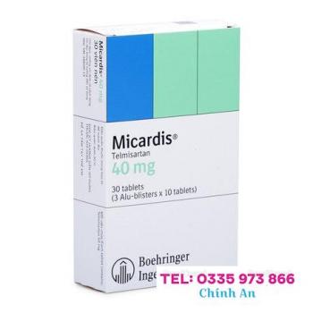 Micardis 40mg (3 vỉ x 10 viên/hộp)