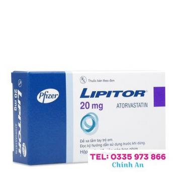 Lipitor 20mg (3 vỉ x 10 viên/hộp)