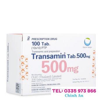 Transamin 500mg (10 vỉ x 10 viên/hộp)