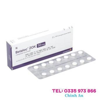 Betaloc ZOK 50mg (2 vỉ x 14 viên/hộp)