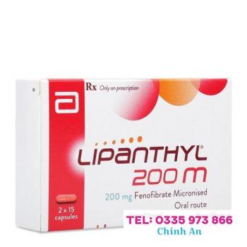 Lipanthyl 200mg (2 vỉ x 15 viên/hộp)