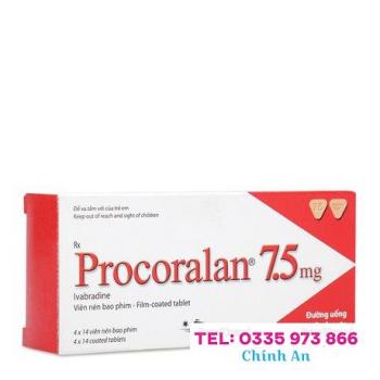 Procoralan 7.5mg (4 vỉ x 14 viên/hộp)