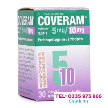 Coveram 5mg/10mg (30 viên/hộp)