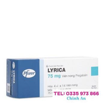 Lyrica 75mg (4 vỉ x 14 viên/hộp)